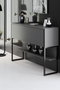 Hanah Home Luxe Cómoda Negro y Antracita